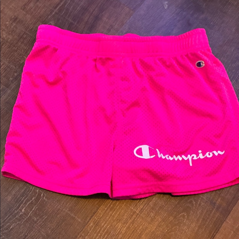 Champion Women's Vibrant Pink Athletic Shorts